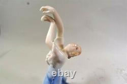 Karl ENS Volkstedt Art Deco Porcelain Figurine Dancer Dancing Woman Porzellan