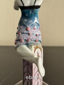 Karl Ens 8 1/4 Tall 1919 1945 Mark Art Deco Female Dancer Porcelain Figurine