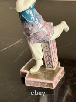 Karl Ens 8 1/4 Tall 1919 1945 Mark Art Deco Female Dancer Porcelain Figurine