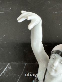 Karl Ens 8 1/4 Tall 1919 1945 Mark Art Deco Female Dancer Porcelain Figurine