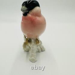 Karl Ens Bird Bullfinch Germany Antique Porcelain Statue Figurine Marked Rare