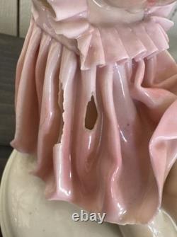 Karl Ens Porcelain Figurine Child With Baby Chick Art Deco From The 1920's