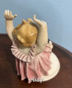 Karl Ens Porcelain Figurine Child With Baby Chick Art Deco From The 1920's