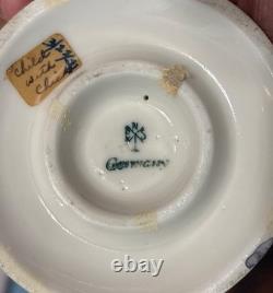 Karl Ens Porcelain Figurine Child With Baby Chick Art Deco From The 1920's