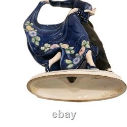Katzhutte Art Deco Porcelain Figurine Dancing Couple C. 1930's Goldscheider Era