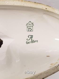 Katzhutte Art Deco Porcelain Figurine Dancing Couple C. 1930's Goldscheider Era