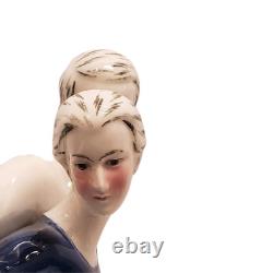 Katzhutte Art Deco Porcelain Figurine Dancing Couple C. 1930's Goldscheider Era Katzhutte Art Deco Porcelain Figurine Dancing Couple C. 1930's Goldscheider Era