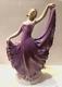Katzhutte Porcelain Dancing Lady Hertwig & Co/germany 8.5 Figurine Vase # 5327