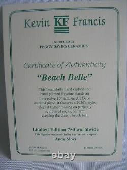 Kevin Francis Figurine BEACH BELLE Limited Edition Certificate & Box