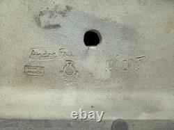 LARGE Art Deco French Ceramic Greyhound André Fau / Nicot 17.5 RARE