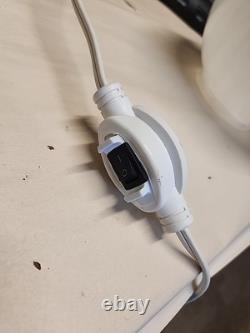 LARGE Art Deco Porcelain Ceiling Flush Mount Light Fixture Milk Glass To Clear LARGE Art Deco Porcelain Ceiling Flush Mount Light Fixture Milk Glass To Clear