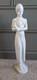 Large Art Deco Rosenthal Porcelain Figurine Girl Dove 23 3/4 H Blanc De Chine