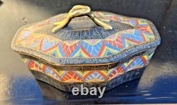 Large Limoges Porcelain Candy Jar Other Egyptian Decor Art Deco 1930