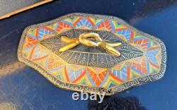 Large Limoges Porcelain Candy Jar Other Egyptian Decor Art Deco 1930