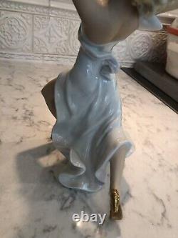 Large Schaubach Kunst Figurine Of A Beautiful Woman Dancer From Germany