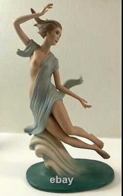 Laszlo Ispanky Semi Nude Lady on Wave Figurine Dawn LE 97/300