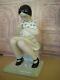 Lenci Art Deco Porcelain Girl Figure Italy Torino L. R
