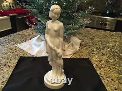 Lenox ABCO'37 Vintage ART DECO Lady Figurine with Whippet