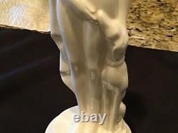 Lenox ABCO'37 Vintage ART DECO Lady Figurine with Whippet