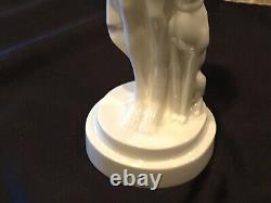 Lenox ABCO'37 Vintage ART DECO Lady Figurine with Whippet