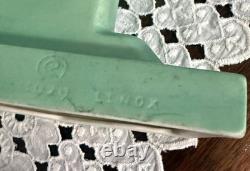 Lenox Art Deco Green Lighted Nymph Statuette