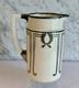 Lenox Belleek Silver Overlay Art Deco Laurel Wreath Water Pitcher 8 C. 1900
