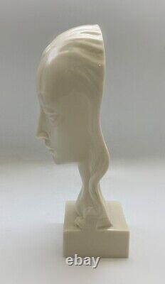 Lenox Geza DeVegh Woman's Face Bust Art Deco 1930s Porcelain