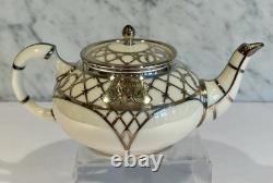 Lenox Mauser Silver Overlay Art Deco Tea Pot c 1906-1930