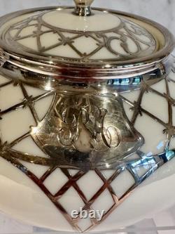 Lenox Mauser Silver Overlay Art Deco Tea Pot c 1906-1930