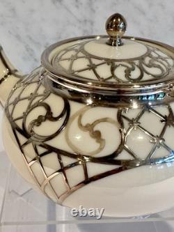 Lenox Mauser Silver Overlay Art Deco Tea Pot c 1906-1930