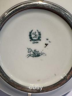 Lenox Mauser Silver Overlay Art Deco Tea Pot c 1906-1930 Lenox Mauser Silver Overlay Art Deco Tea Pot c 1906-1930