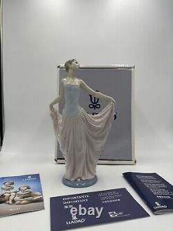 Lladro Ballerina Statue The Dancer 5050 Glossy Spain Porcelain 1979 Large Boxed