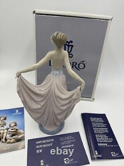 Lladro Ballerina Statue The Dancer 5050 Glossy Spain Porcelain 1979 Large Boxed