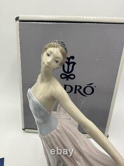 Lladro Ballerina Statue The Dancer 5050 Glossy Spain Porcelain 1979 Large Boxed