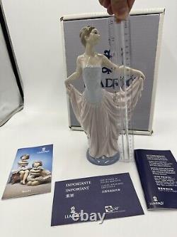 Lladro Ballerina Statue The Dancer 5050 Glossy Spain Porcelain 1979 Large Boxed