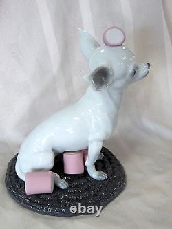 Lladro Chihuahua With Marshmallows #9191 Brand New In Box Cute Dog Save$$ F/sh