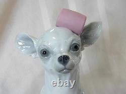 Lladro Chihuahua With Marshmallows #9191 Brand New In Box Cute Dog Save$$ F/sh