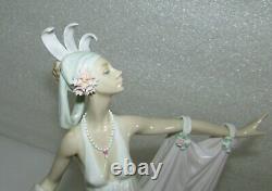 Lladro Grand Dame Dama Solemne Art Deco Elegant Lady Figurine 1568 Excellent A+