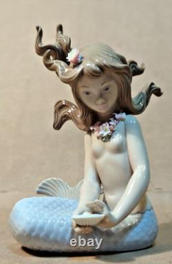 Lladro Mirage Mermaid Porcelain Figure Made in Japan