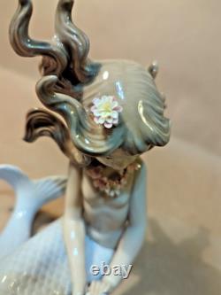 Lladro Mirage Mermaid Porcelain Figure Made in Japan