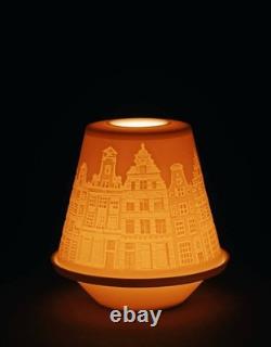 Lladro Porcelain Lithophane Votive Fairy Light Exclusive KLM Airlines Amsterdam