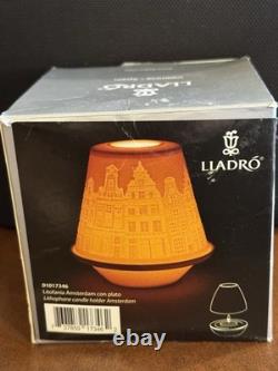 Lladro Porcelain Lithophane Votive Fairy Light Exclusive KLM Airlines Amsterdam