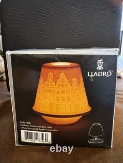 Lladro Porcelain Lithophane Votive Fairy Light Exclusive KLM Airlines Amsterdam