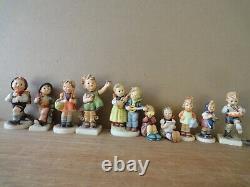 Lot Of 10 Vintage Hummel Figurines. Made In Germany