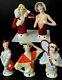 Lot Of 5 Antique/vintage German Art Deco Pincushion Half Dolls