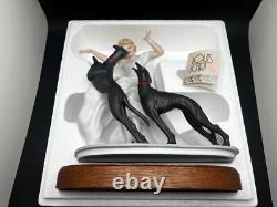 Louis Icart Art Deco 1929 Coursing II Limited Ed Figurine with Original Packaging