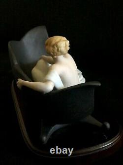 Louis Icart Porcelain Figurine 1937 Le Sofa Limited Edition Htf