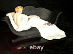 Louis Icart Porcelain Figurine 1937 Le Sofa Limited Edition Htf