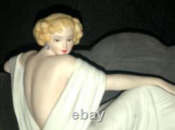 Louis Icart Porcelain Figurine 1937 Le Sofa Limited Edition Htf