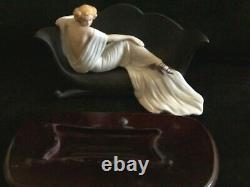 Louis Icart Porcelain Figurine 1937 Le Sofa Limited Edition Htf